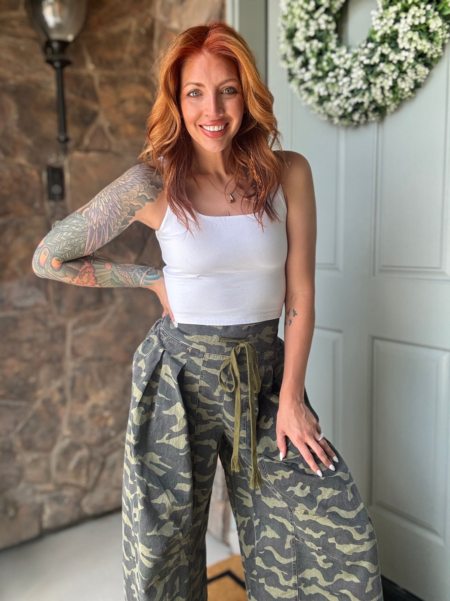 The snatched camo pants