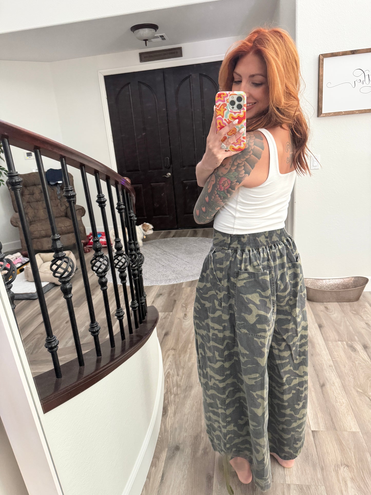 The snatched camo pants