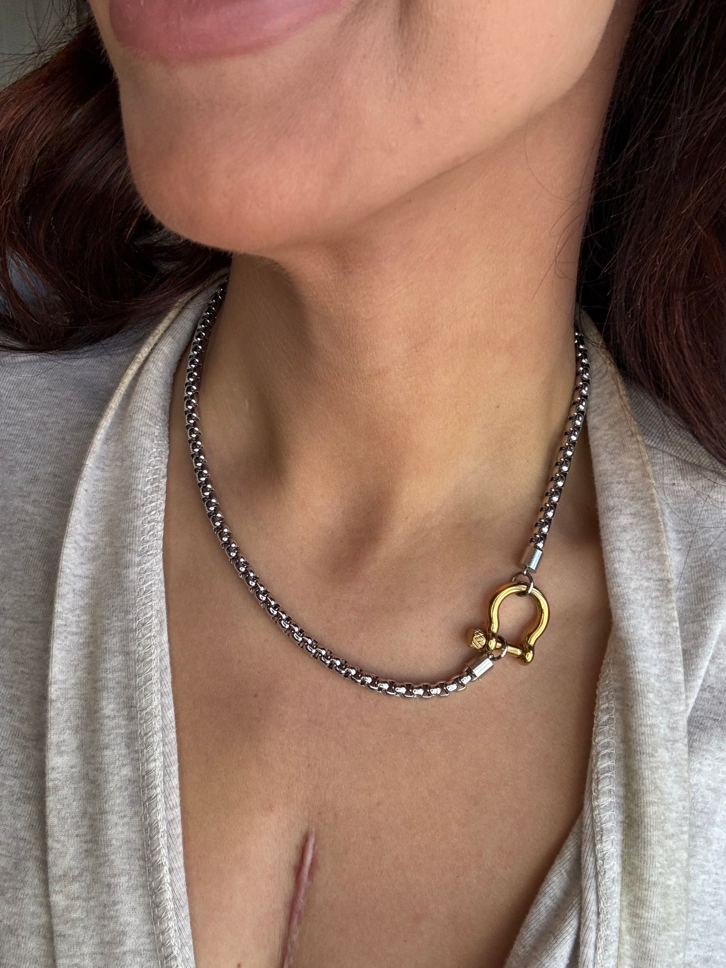 Box chain necklace