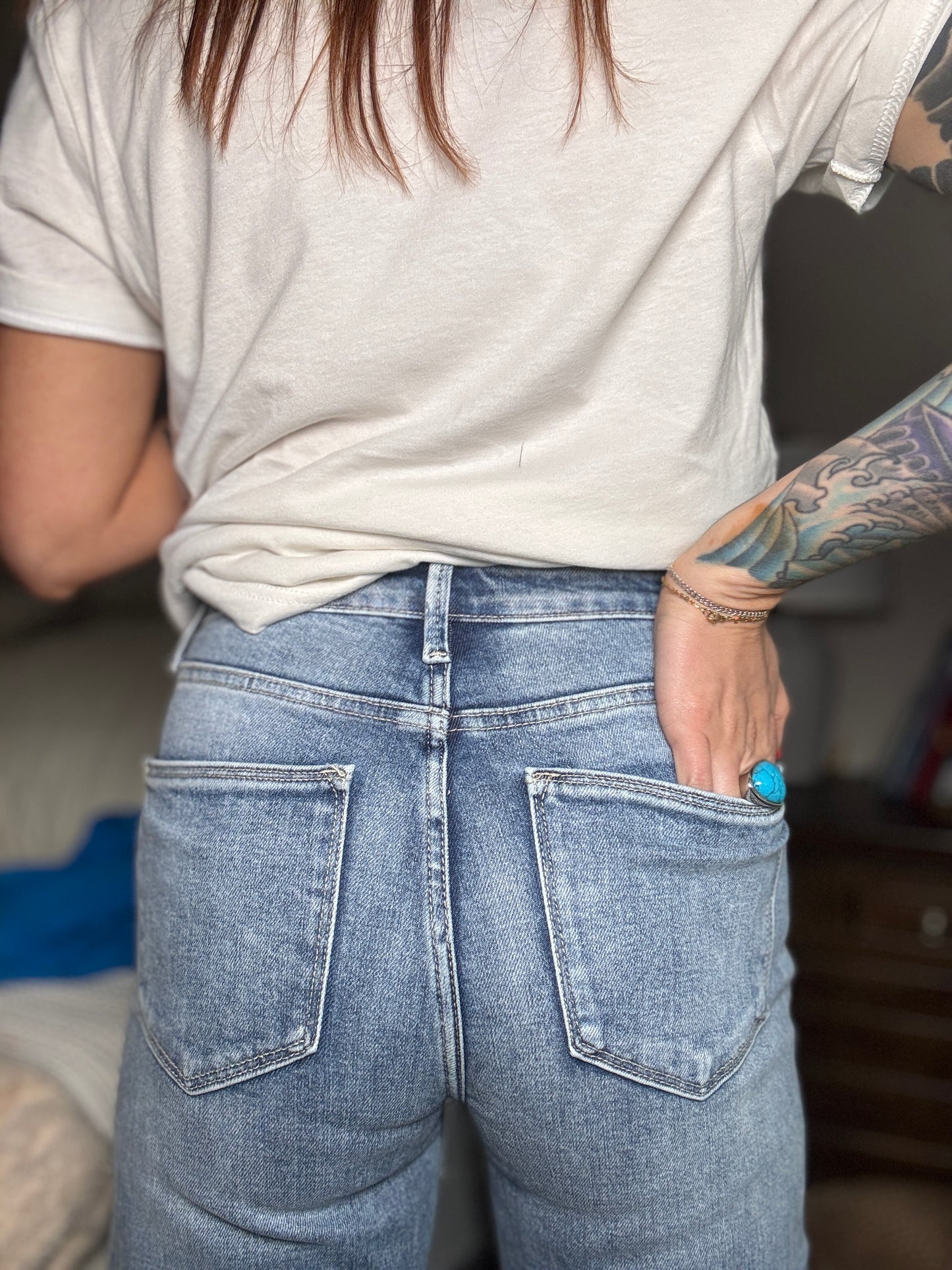 Fringe benefit denim