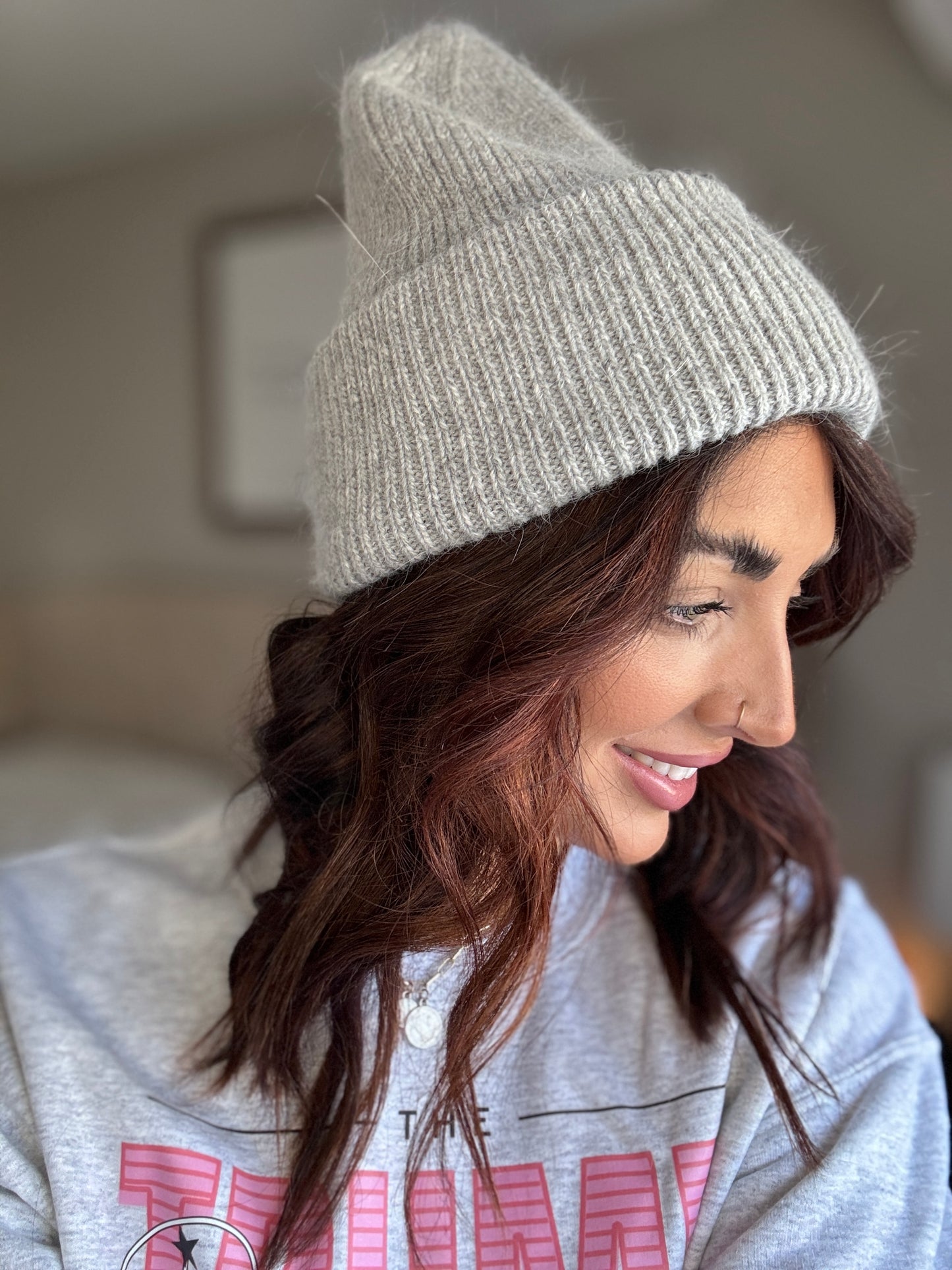 Grey beanie