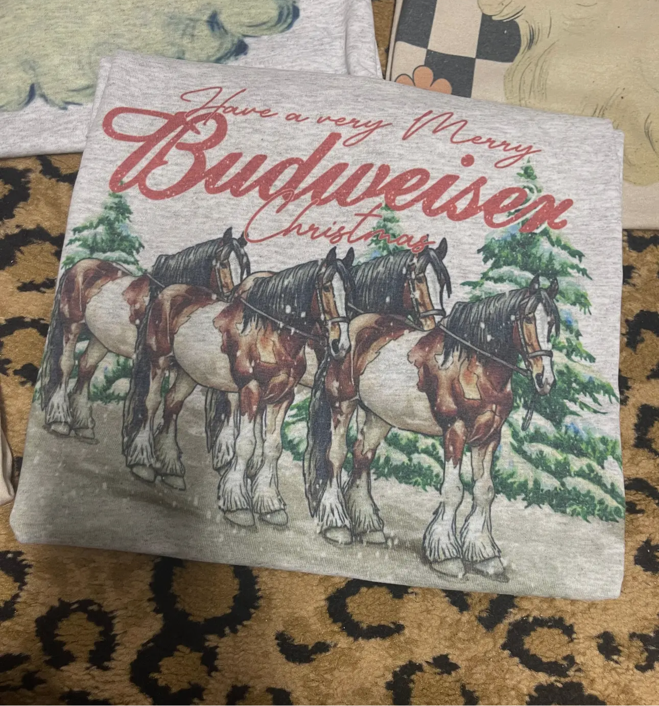 Budweiser Christmas sweatshirt 🎄