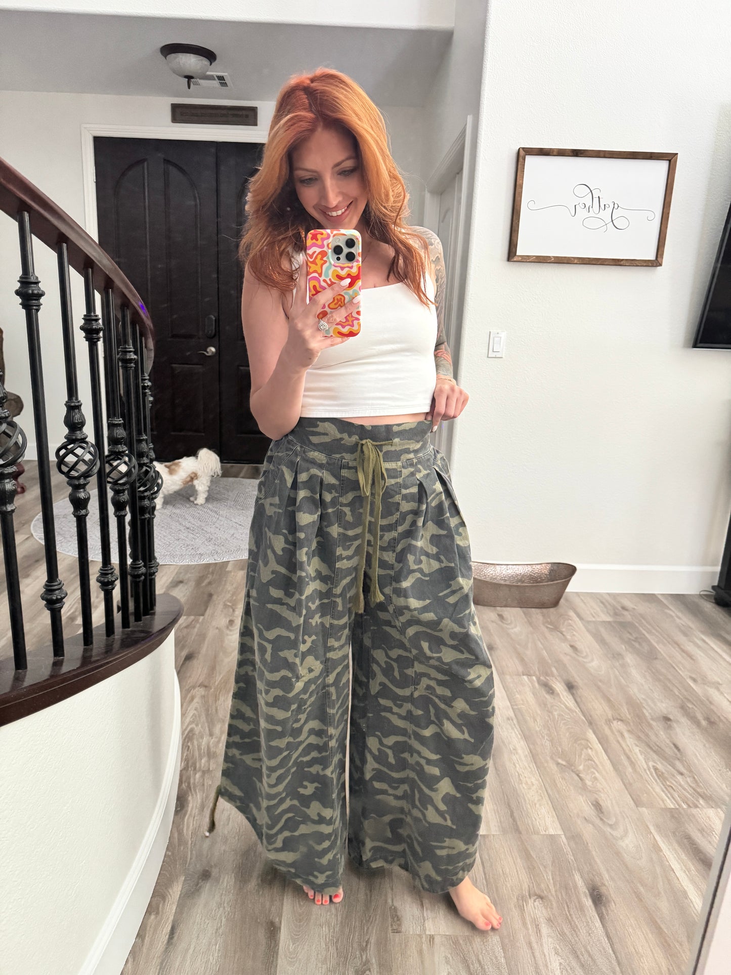 The snatched camo pants