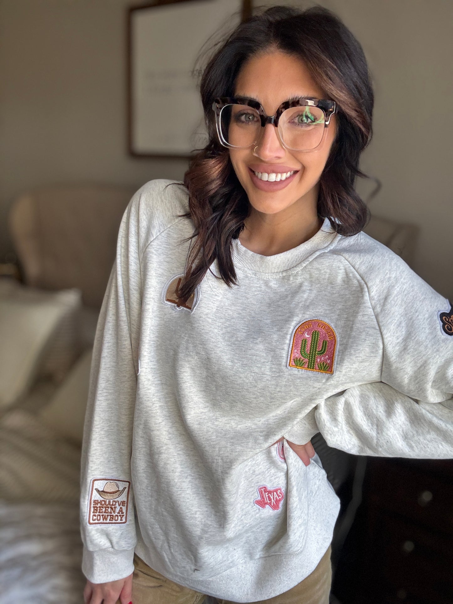 Desert patches sweatshirt