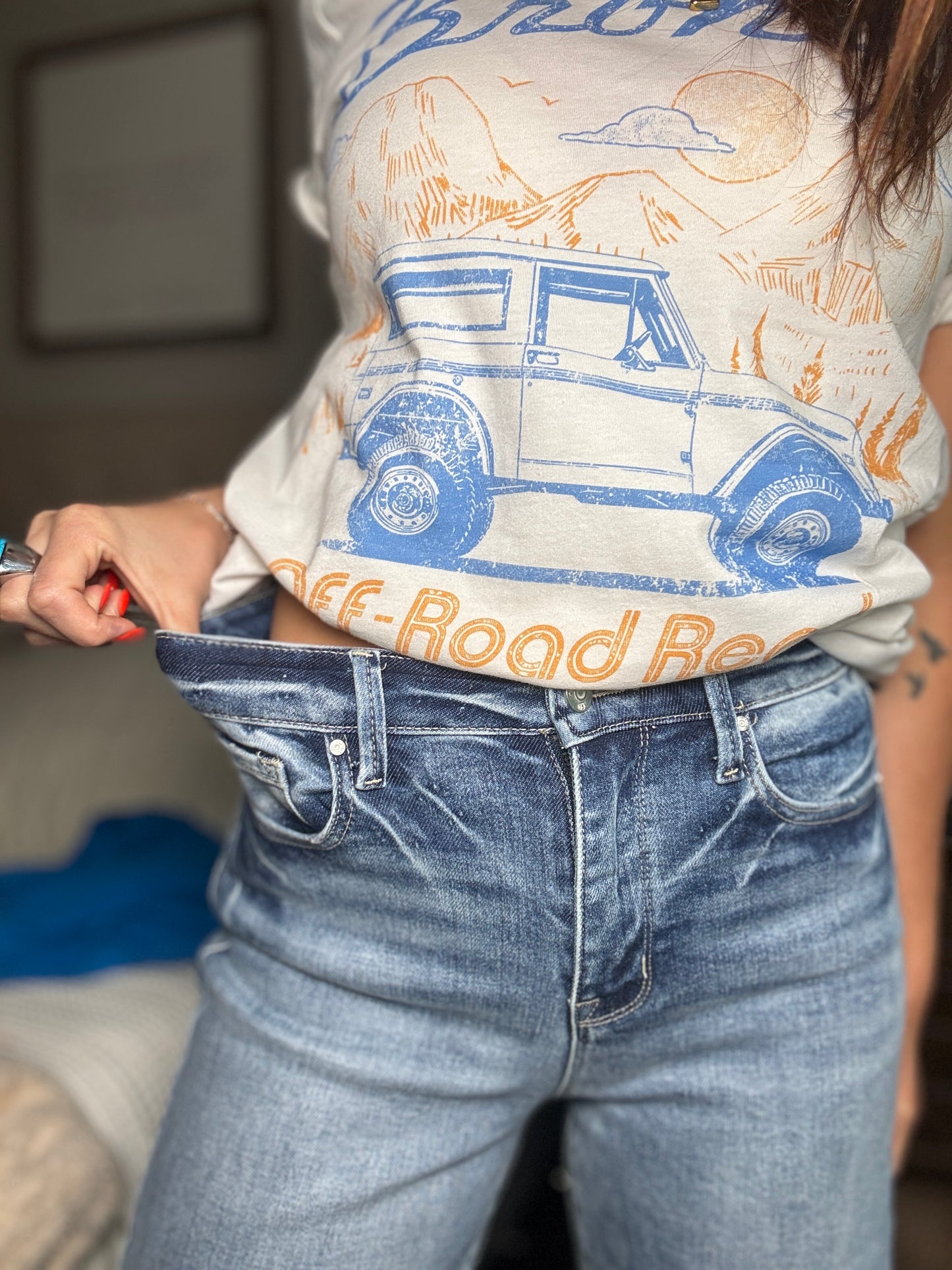 Fringe benefit denim