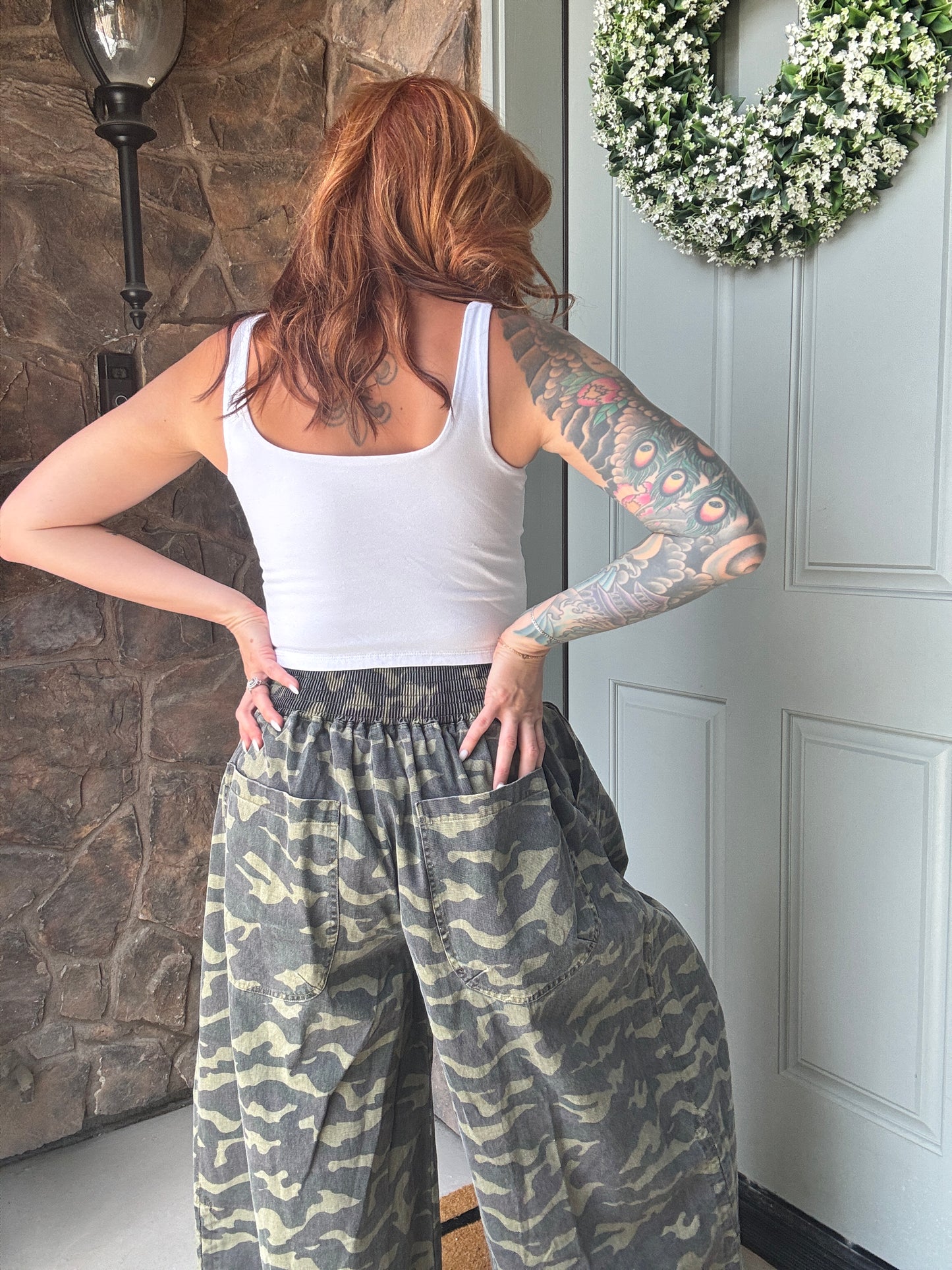 The snatched camo pants