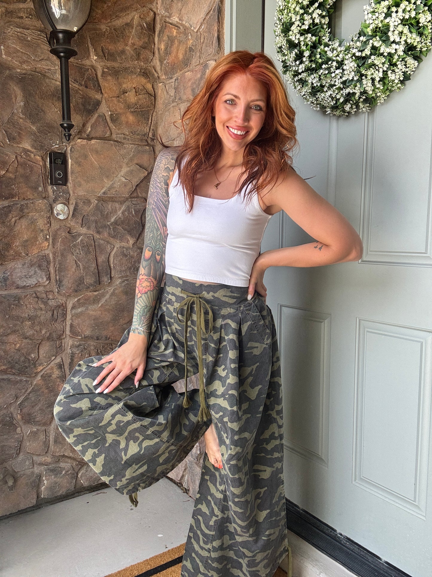 The snatched camo pants