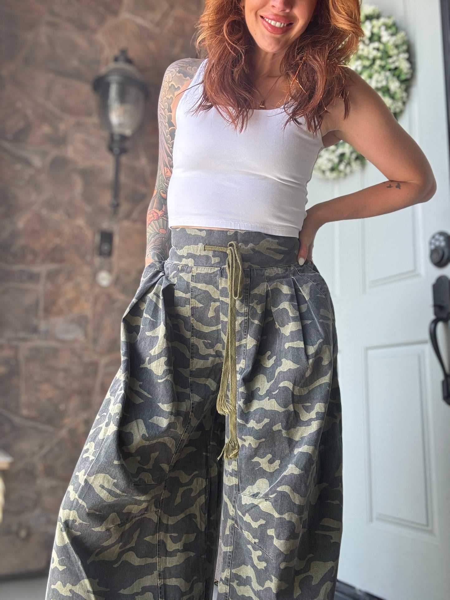 The snatched camo pants