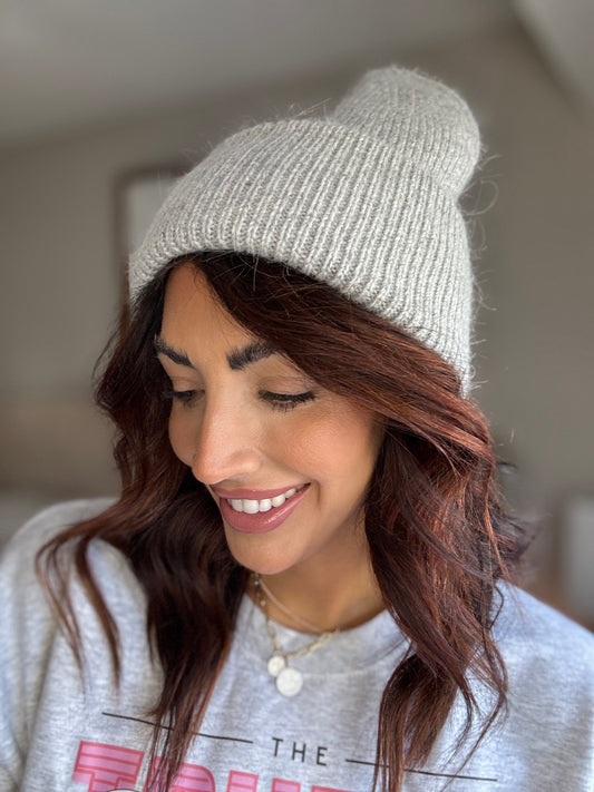 Grey beanie