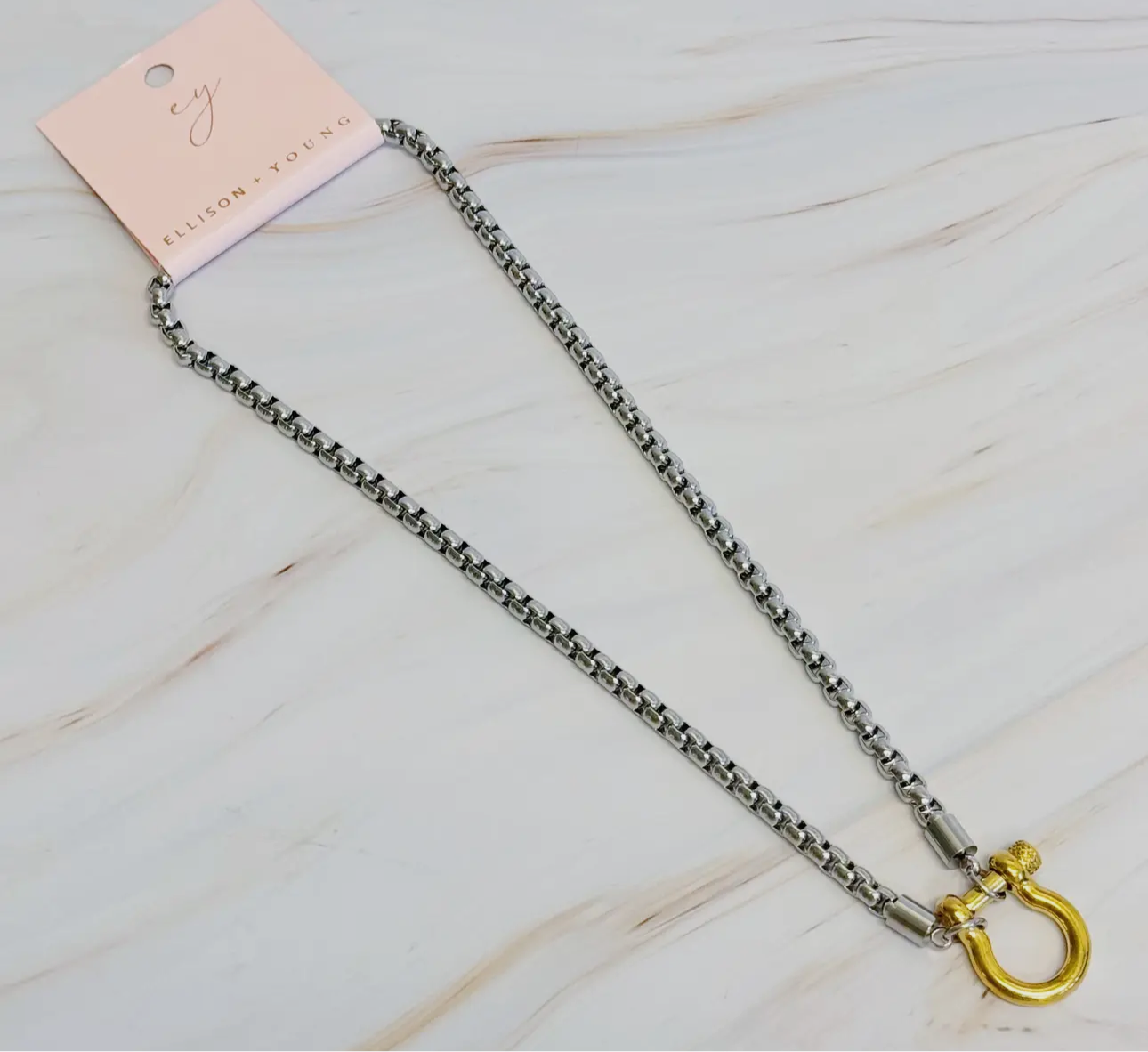 Box chain necklace