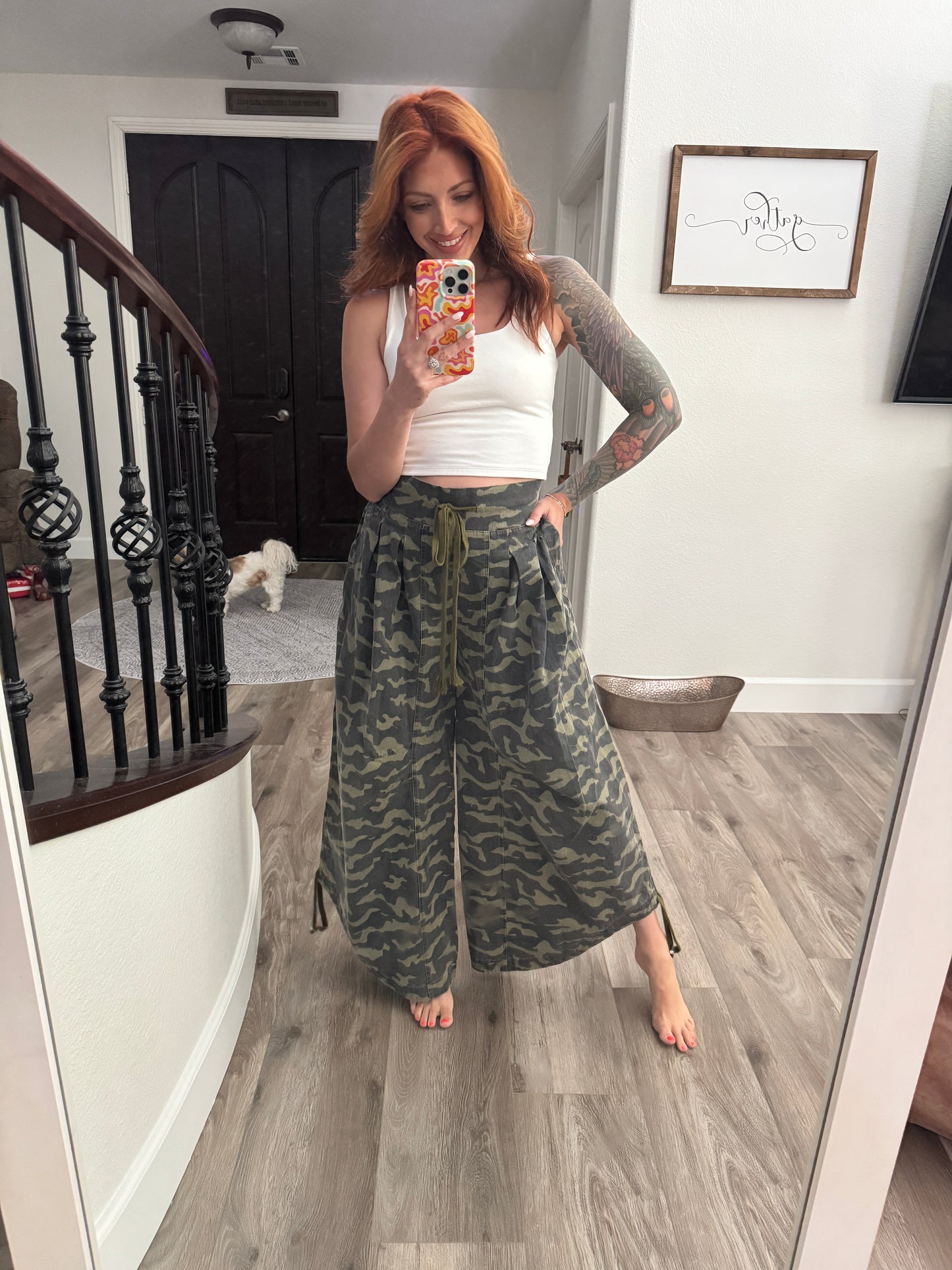 The snatched camo pants