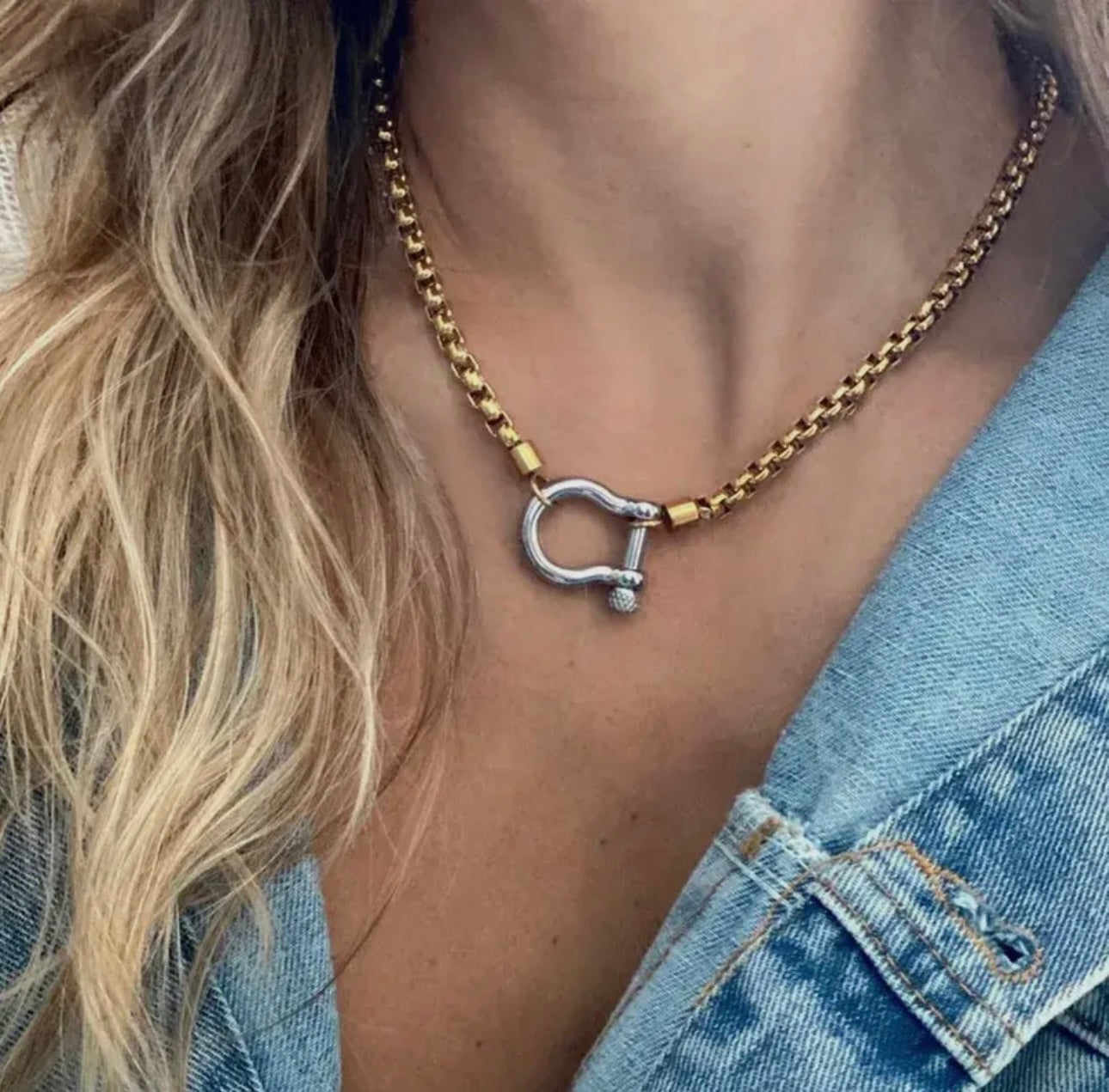 Box chain necklace