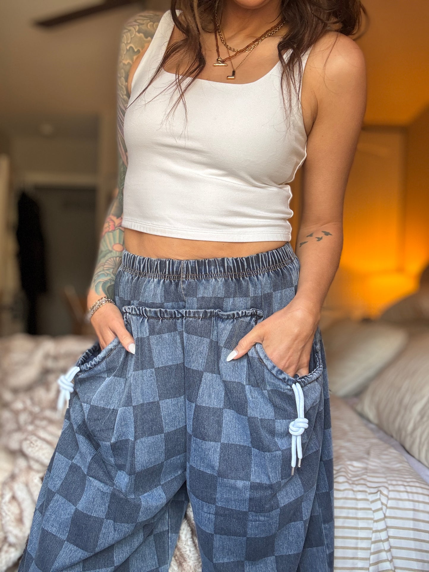 The check mate pant