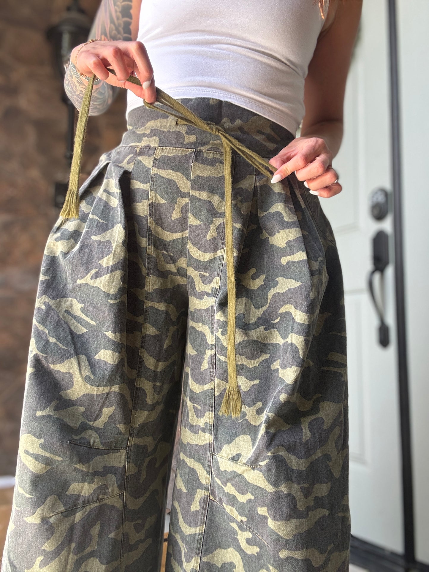 The snatched camo pants