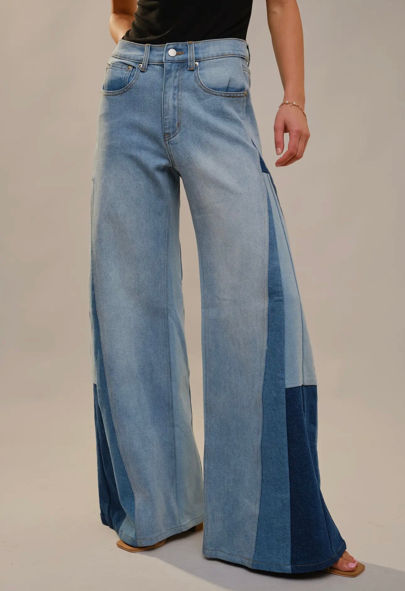 The free bird wide leg denim