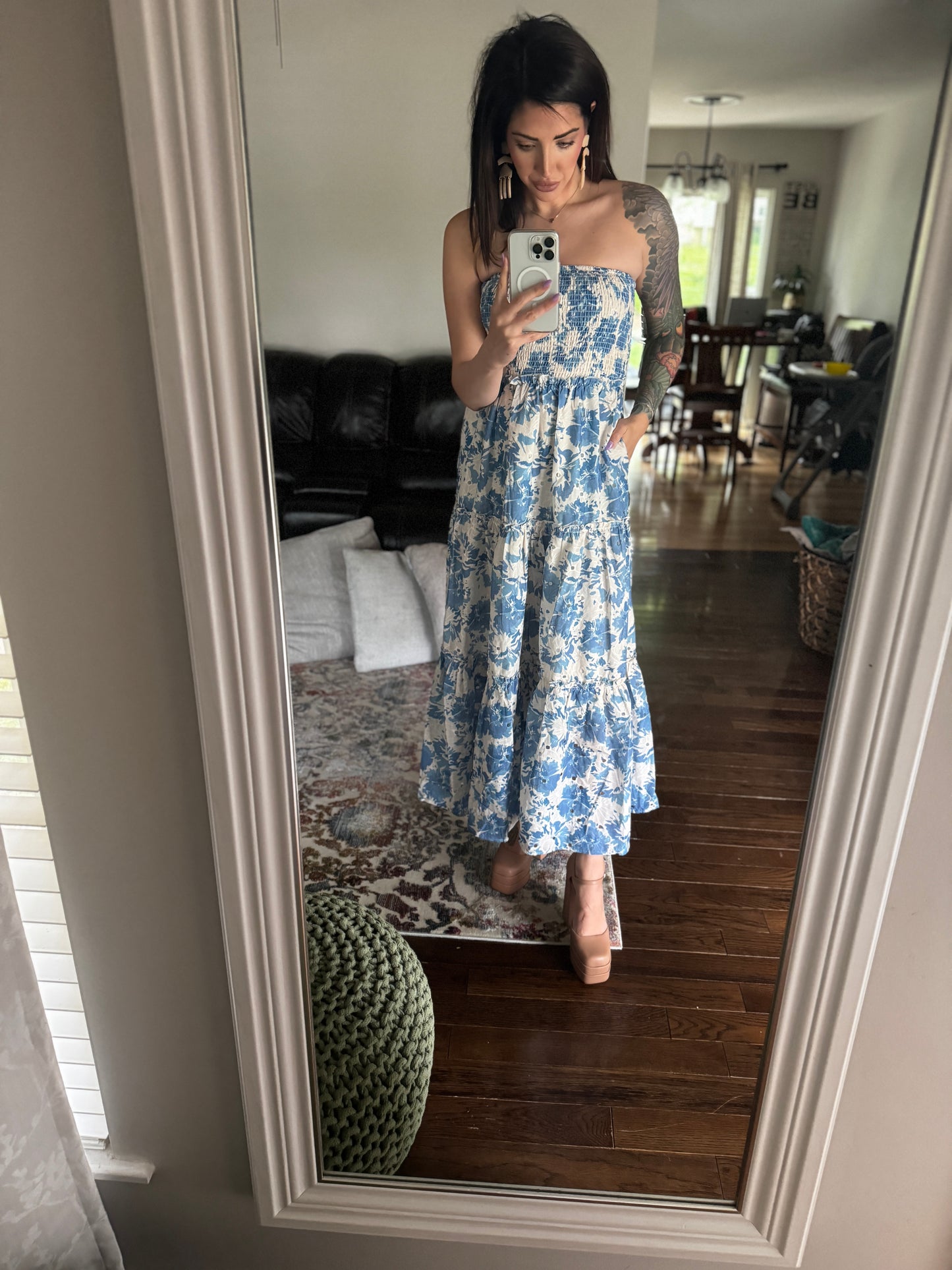 Floral Vintage print dress