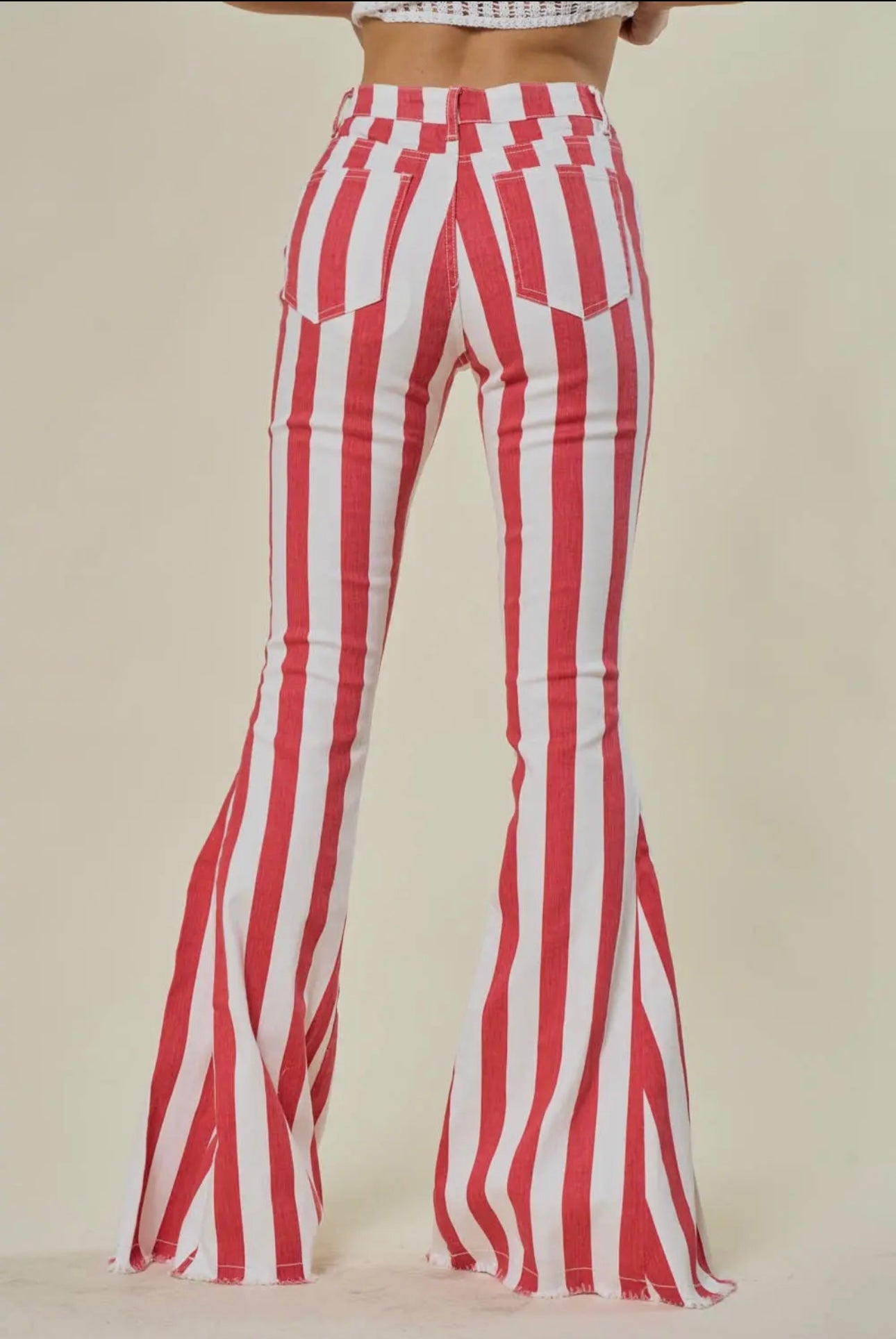 All stripes bell bottoms