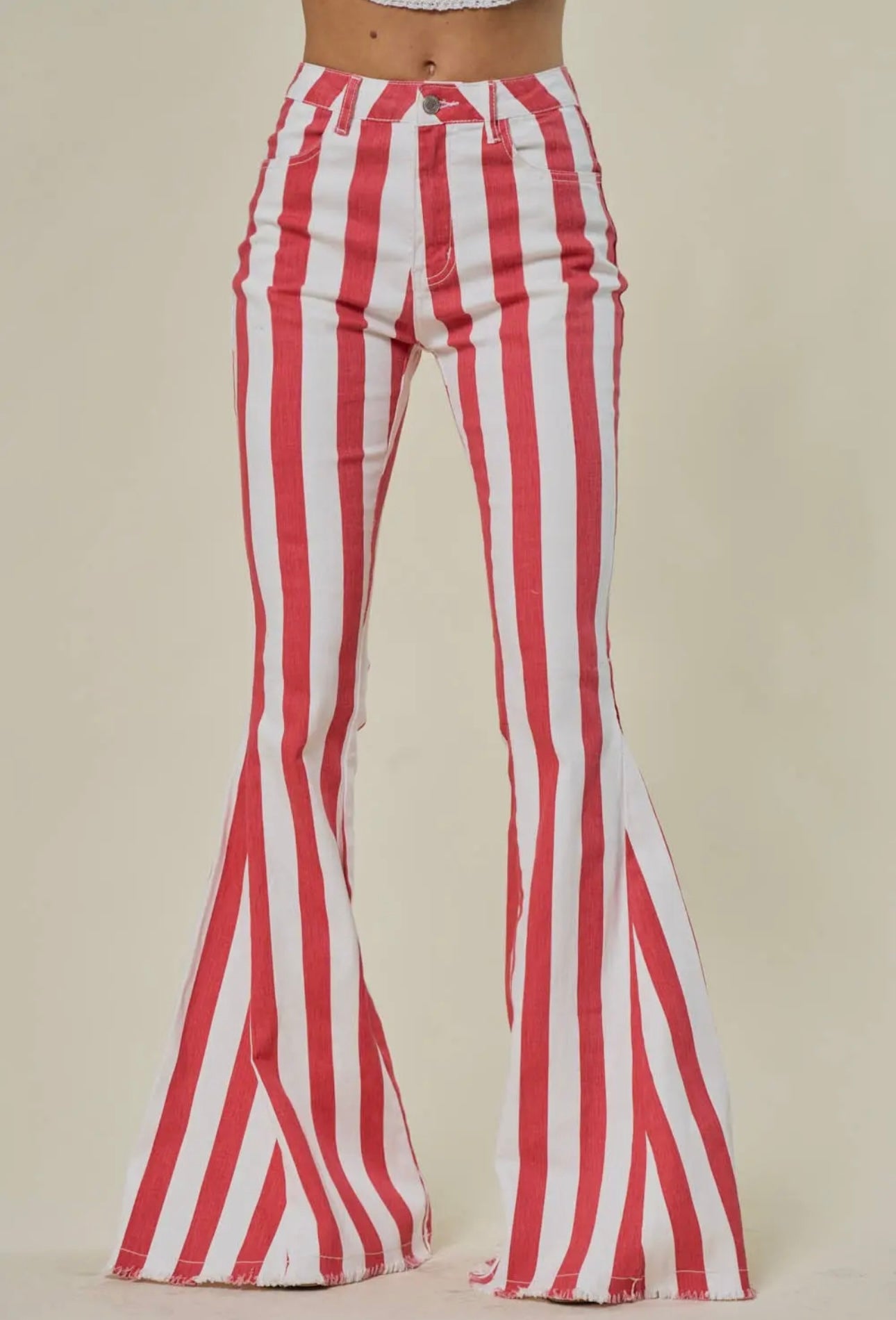 All stripes bell bottoms