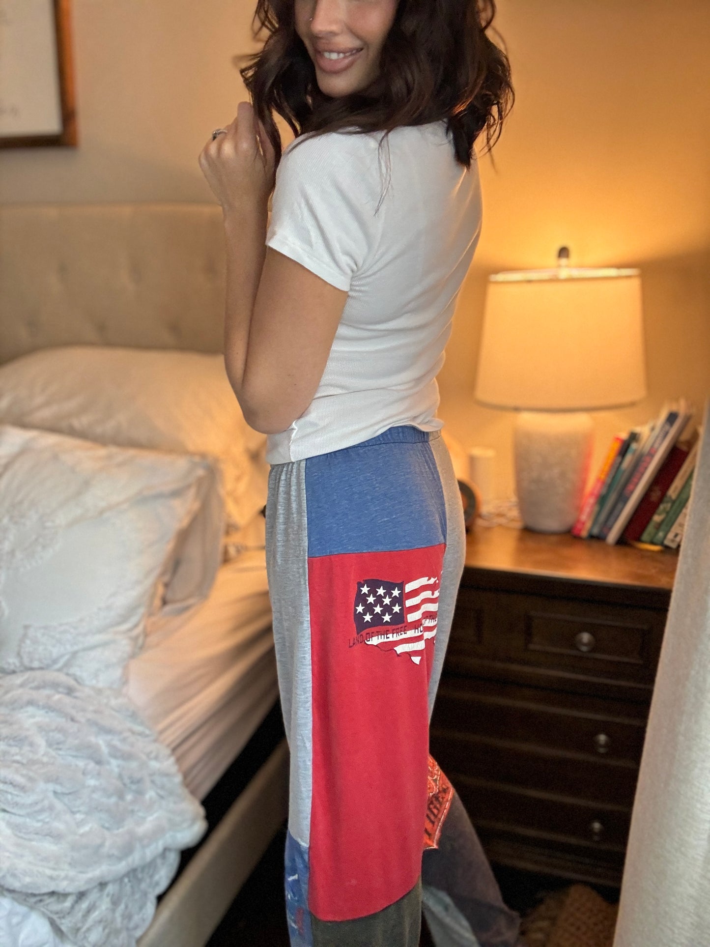 Upcycled tshirt pants